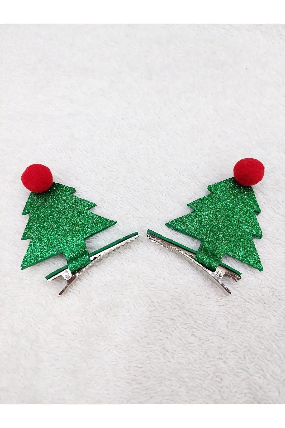 2-Pack Pine Tree Buckle Red Pompom