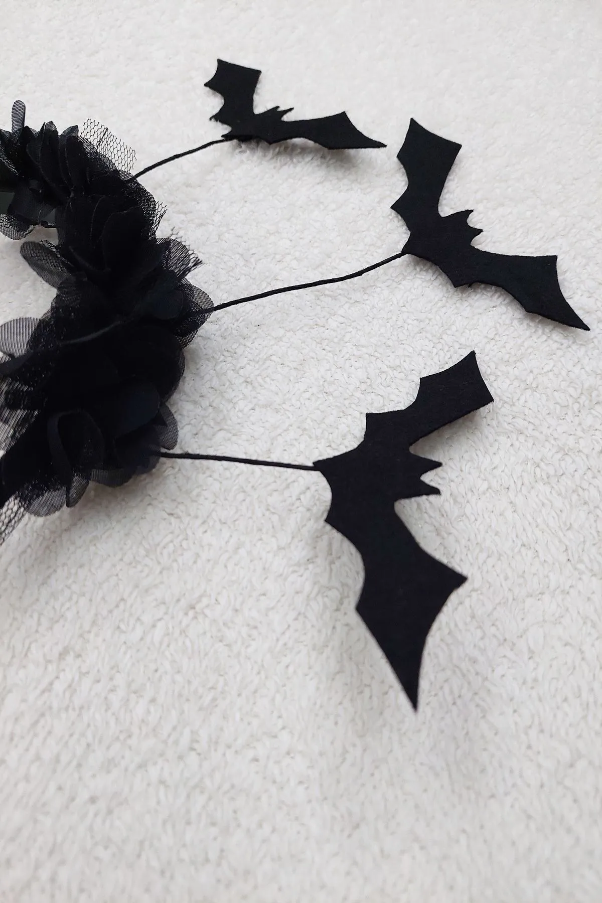 Siyah Yarasa Taç Halloween Cadilar Bayrami Yılbaşı Christmas 